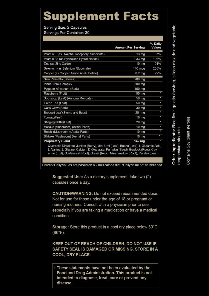 Ultrmax Prostate - Soutien de la santé de la prostate