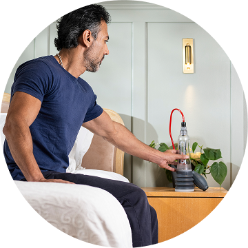 2. Pompez pour mettre sous pression